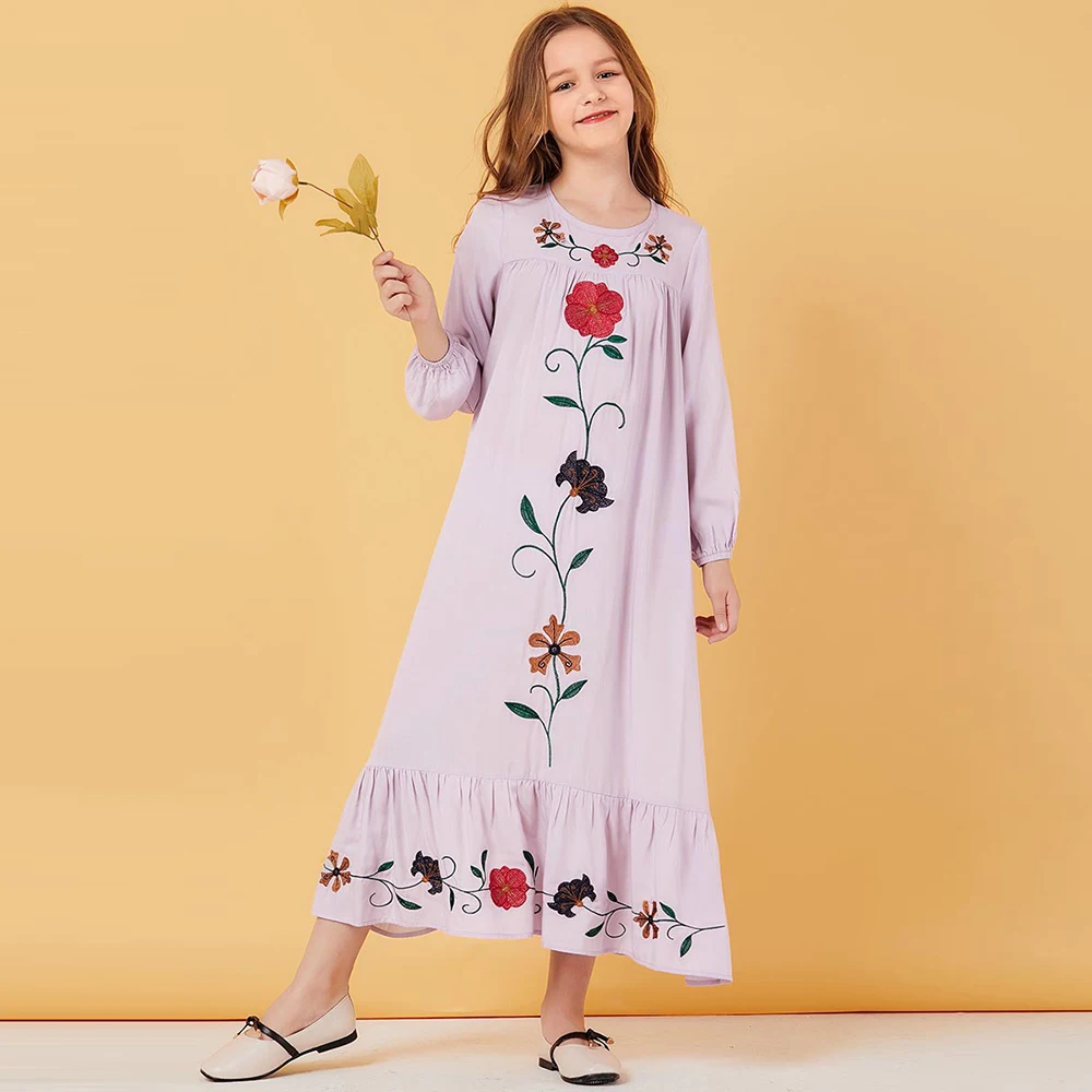 Ramdan Eid Mubarak Girls Abaya For Kids Turkey Children Hijab Muslim Dress Abayas Kaftan Robe Dubai Caftan Islamic Clothing
Ramdan Eid Mubarak Girls Abaya For Kids Turkey Children Hijab Muslim Dress Abayas Kaftan Robe Dubai Caftan Islamic Clothing