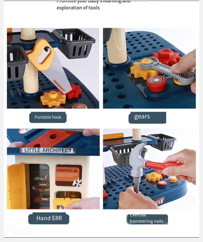 Children Screw Toys Electric Drill Disassembly Puzzle Set Repair Boy's Toolbox Design Of Simulation Tool For Double Side Storage
Children Screw Toys Electric Drill Disassembly Puzzle Set Repair Boy's Toolbox Design Of Simulation Tool For Double Side Storage