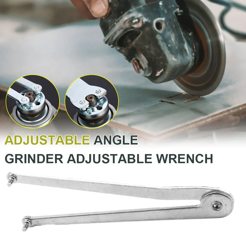 

Adjustable Angle Grinder Wrench 100/125/150 180mm Adjustable Spanner for Angle Grinder Changing or Replacing Backing Pads