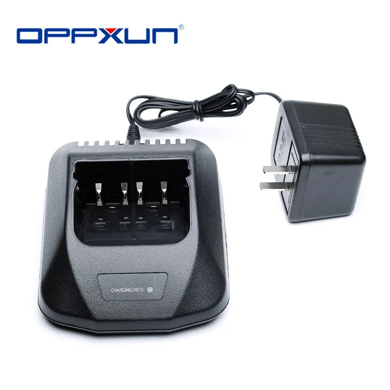 

OPPXUN Two Way Ham Radio KSC-15 Desktop Charger Adapter for Walkie Talkie Kenwood TK 3107 2107 378 378G 278 278G KNB-14 Battery