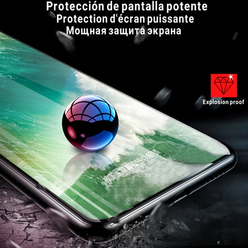 4 шт. 100D Защитная Гидрогелевая пленка для iPhone 11 Pro MAX 6 6s 8 7 plus XR X XS полноэкранная