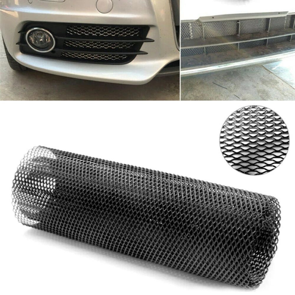 100*33cm Aluminum 1Mesh Grill Cover Car Bumper Fender Hood Vent Protector Rhombic Grill Universal Black Front Radiator Grills
100*33cm Aluminum 1Mesh Grill Cover Car Bumper Fender Hood Vent Protector Rhombic Grill Universal Black Front Radiator Grills