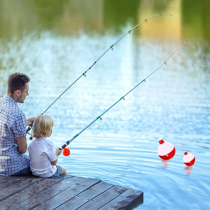 30 Pieces of Fishing Buoy 2.5 cm Button Red/White Float Button Round Floating Fishing Gear Accessories
30 Pieces of Fishing Buoy 2.5 cm Button Red/White Float Button Round Floating Fishing Gear Accessories