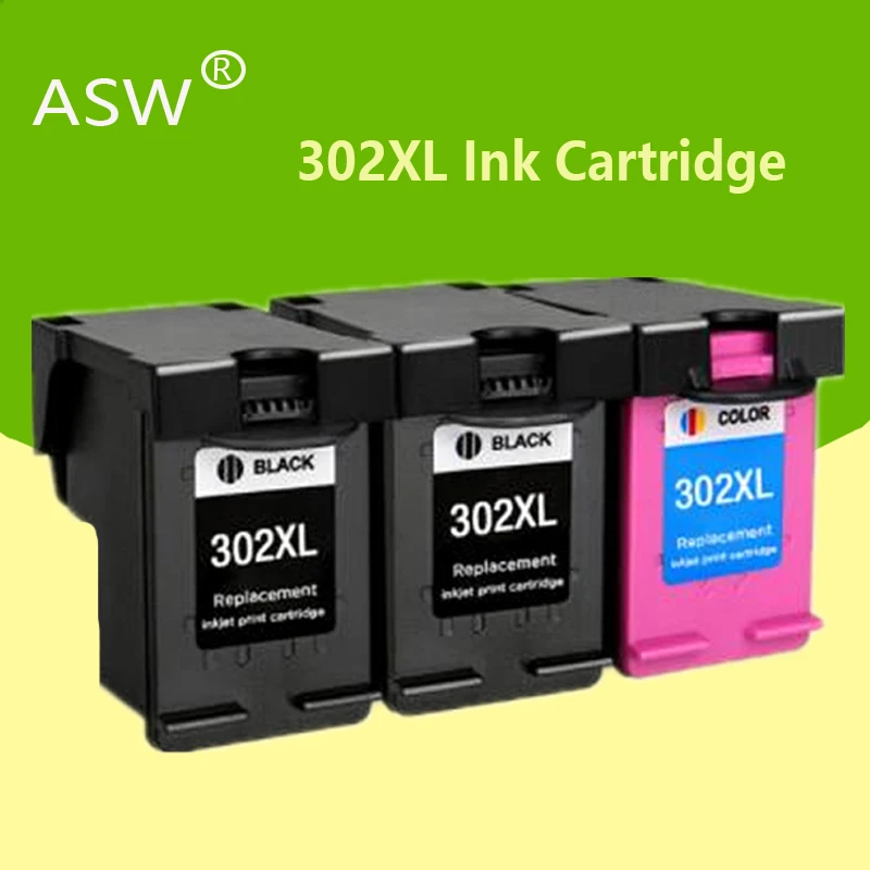 ASW 302XL remanufactured Cartridge Replacement for HP 302 HP302 XL Ink Cartridge for Deskjet 1110 1111 1112 2130 2131 printer
ASW 302XL remanufactured Cartridge Replacement for HP 302 HP302 XL Ink Cartridge for Deskjet 1110 1111 1112 2130 2131 printer
