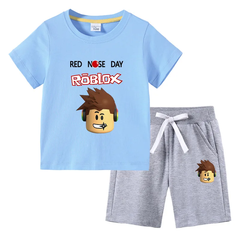 Ro-bloxing Boys Girl Pajamas Set Shorts Short Sleeve T-shirt Summer Cotton Baby Clothes Kids Toddler Outfits Lace Up Tracksuit
Ro-bloxing Boys Girl Pajamas Set Shorts Short Sleeve T-shirt Summer Cotton Baby Clothes Kids Toddler Outfits Lace Up Tracksuit
