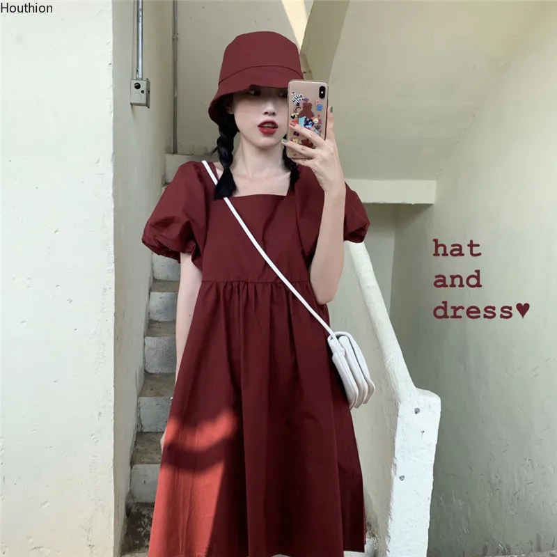 Houthion свободное женское платье большого размера с воротником, однотонное летнее повседневное модное платье до колена с коротким рукавом в с... 
Houthion свободное женское платье большого размера с воротником, однотонное летнее повседневное модное платье до колена с коротким рукавом в с...