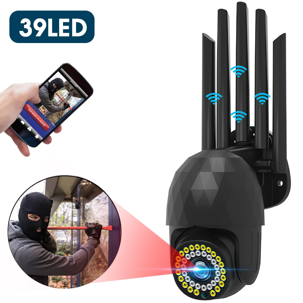Wifi камера наблюдения 1080P HD IP камера беспроводная умная домашняя камера безопасности с автоматическим отслеживанием ночного видения для дом...
Wifi камера наблюдения 1080P HD IP камера беспроводная умная домашняя камера безопасности с автоматическим отслеживанием ночного видения для дом...