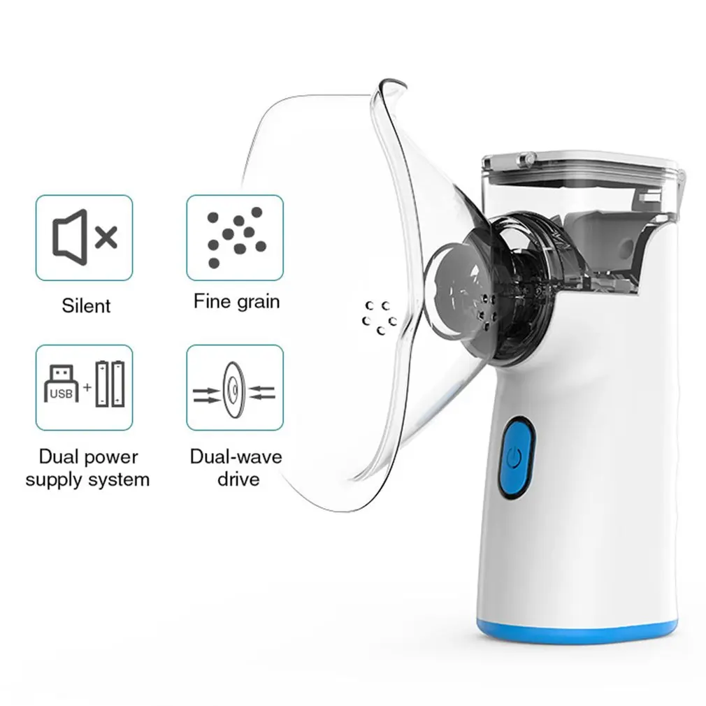 Ultrasonic Nebulizer Portable And Silent Medical Device Child And Adult Atomizer Device Self-cleaning Inhaler And Humidifier
Ultrasonic Nebulizer Portable And Silent Medical Device Child And Adult Atomizer Device Self-cleaning Inhaler And Humidifier