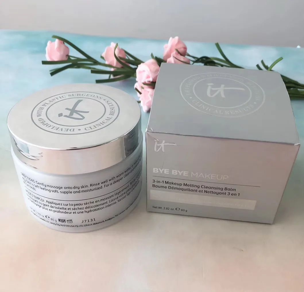 NEW Bye Bye 3-in-1 Makeup It Cosmetics Melting Cleasing Balm Removing Cream 80g Skin Softening Free shipping +GIFT
NEW Bye Bye 3-in-1 Makeup It Cosmetics Melting Cleasing Balm Removing Cream 80g Skin Softening Free shipping +GIFT