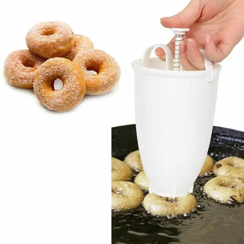 Donut Making Artifact DIY Baking Tool Plastic Sweet Pastry Mold Making Baking Tool Kitchen Hot W1U2
Donut Making Artifact DIY Baking Tool Plastic Sweet Pastry Mold Making Baking Tool Kitchen Hot W1U2
