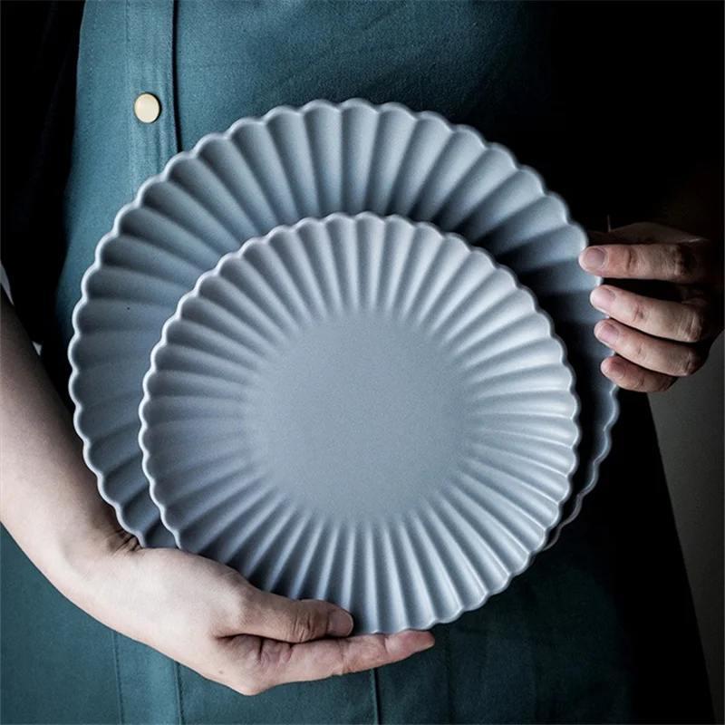 Nordic Creative Ceramic Round Chrysanthemum Dinner Plate Fruit Salad Cake Steak Western Kitchen Tableware 8 Inch 10
Nordic Creative Ceramic Round Chrysanthemum Dinner Plate Fruit Salad Cake Steak Western Kitchen Tableware 8 Inch 10