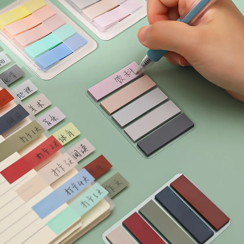 TOPYU 100 Sheets/Pack Morandi Color Memo Sticky Notes Self Adhesive Index Lables Bookmark Stickers Notepads Planner Stationery
TOPYU 100 Sheets/Pack Morandi Color Memo Sticky Notes Self Adhesive Index Lables Bookmark Stickers Notepads Planner Stationery