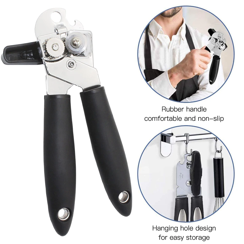 Can Opener 3 in 1 Manual Can Opener Stainless Steel Smooth Edge Can Opener with Ultra Sharp Cutting
Can Opener 3 in 1 Manual Can Opener Stainless Steel Smooth Edge Can Opener with Ultra Sharp Cutting
