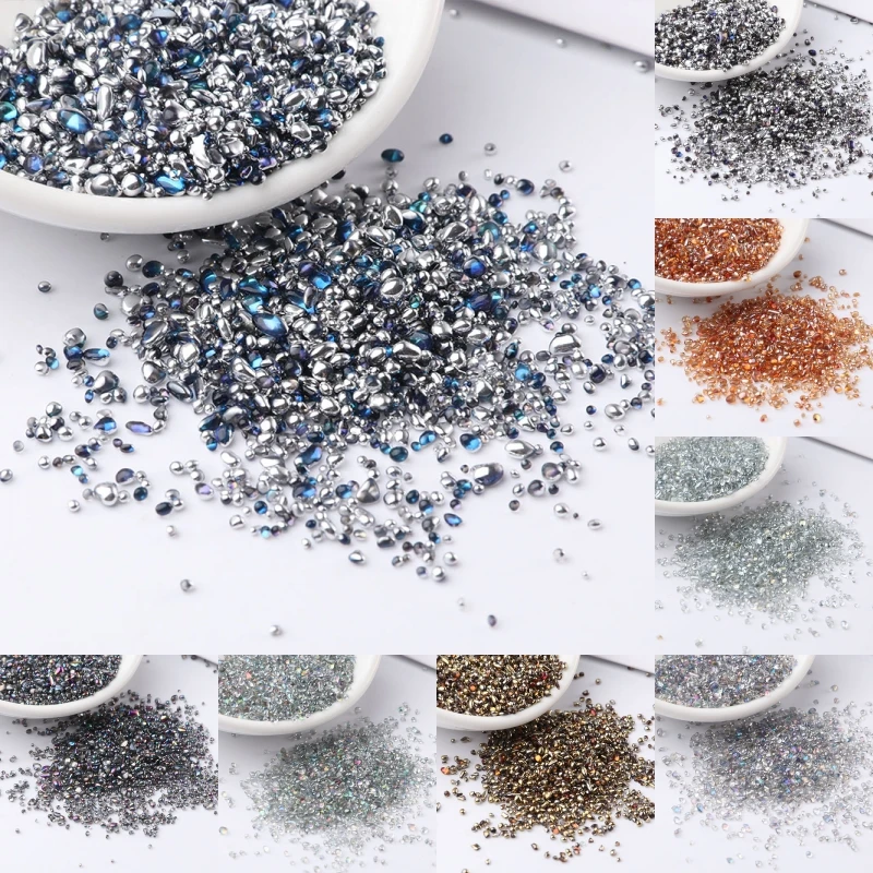 10g/Pack Mini Irregular stone beads no hole 1-4mm mixed for globe silicon mold filler charms DIY Nail Craft Home Decor
10g/Pack Mini Irregular stone beads no hole 1-4mm mixed for globe silicon mold filler charms DIY Nail Craft Home Decor