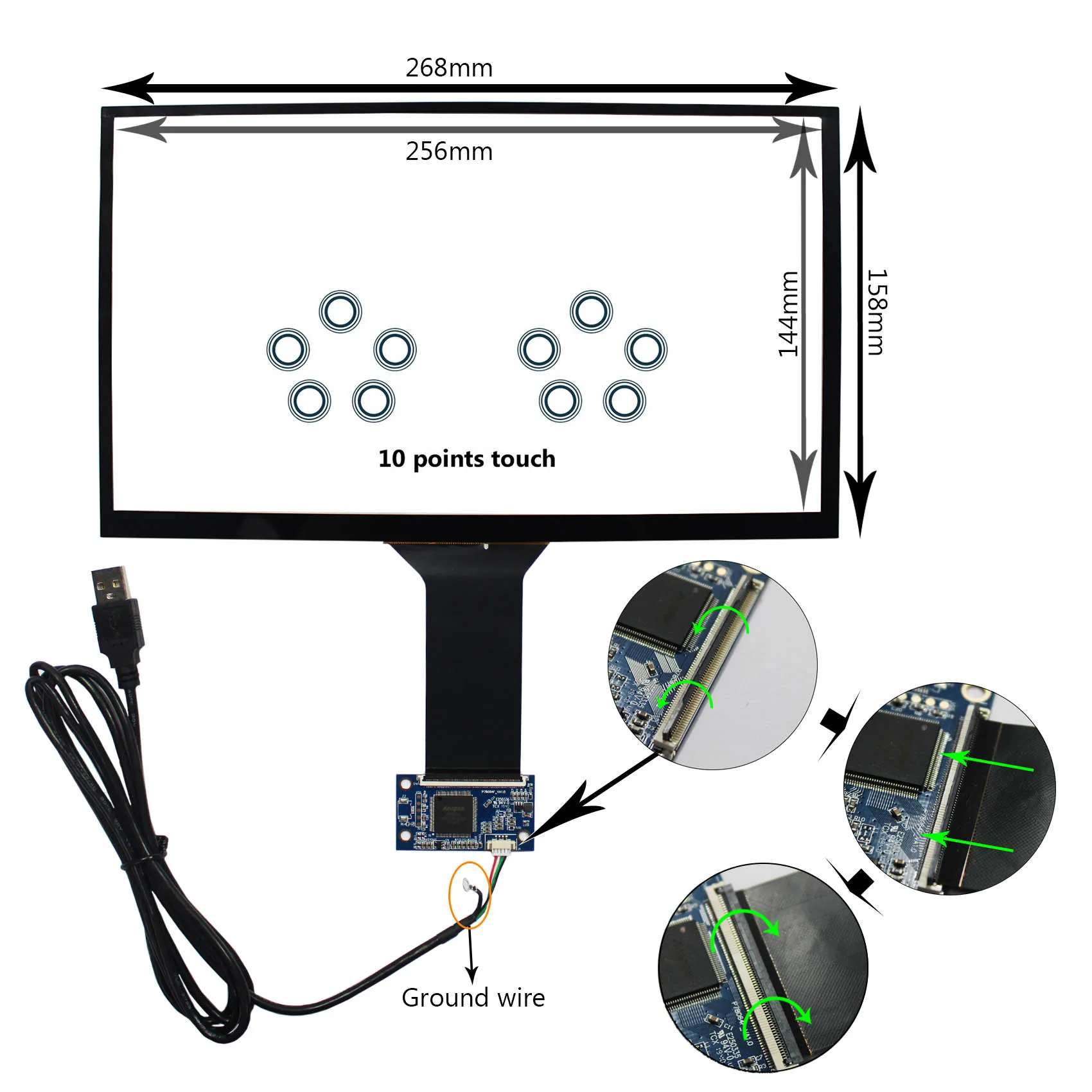 11.6inch Capacitive Touch Panel VS116TC-B1 Compatible With 11.6inch 1920x1080 LCD Screen
11.6inch Capacitive Touch Panel VS116TC-B1 Compatible With 11.6inch 1920x1080 LCD Screen