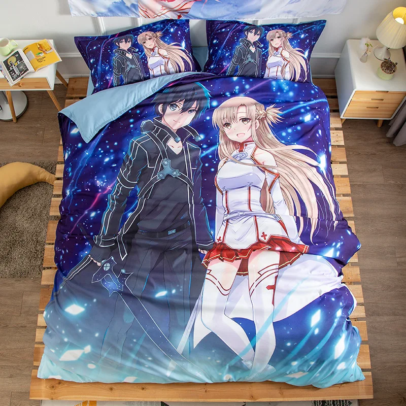 Постельное белье с 3D рисунком Sword Art Online, Комплект постельного белья с аниме, пододеяльник, Комплект постельного белья Twin Queen King, постельное б...
Постельное белье с 3D рисунком Sword Art Online, Комплект постельного белья с аниме, пододеяльник, Комплект постельного белья Twin Queen King, постельное б...