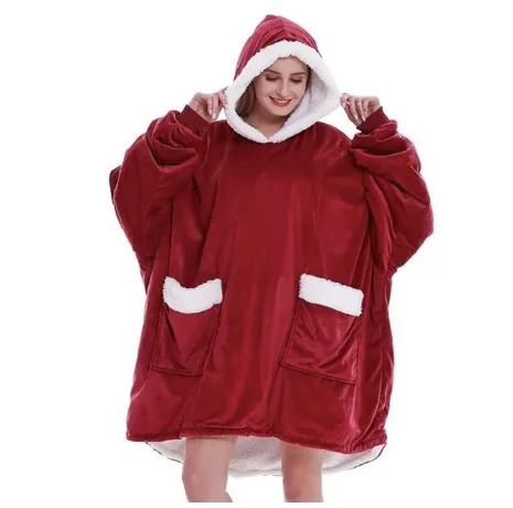 Winter Warm TV Pocket Hooded Blankets Adults Bathrobe Sofa Cozy Hoodie Blanket Sweatshirt Plush Coral Fleece Blankets Outwears 
Winter Warm TV Pocket Hooded Blankets Adults Bathrobe Sofa Cozy Hoodie Blanket Sweatshirt Plush Coral Fleece Blankets Outwears