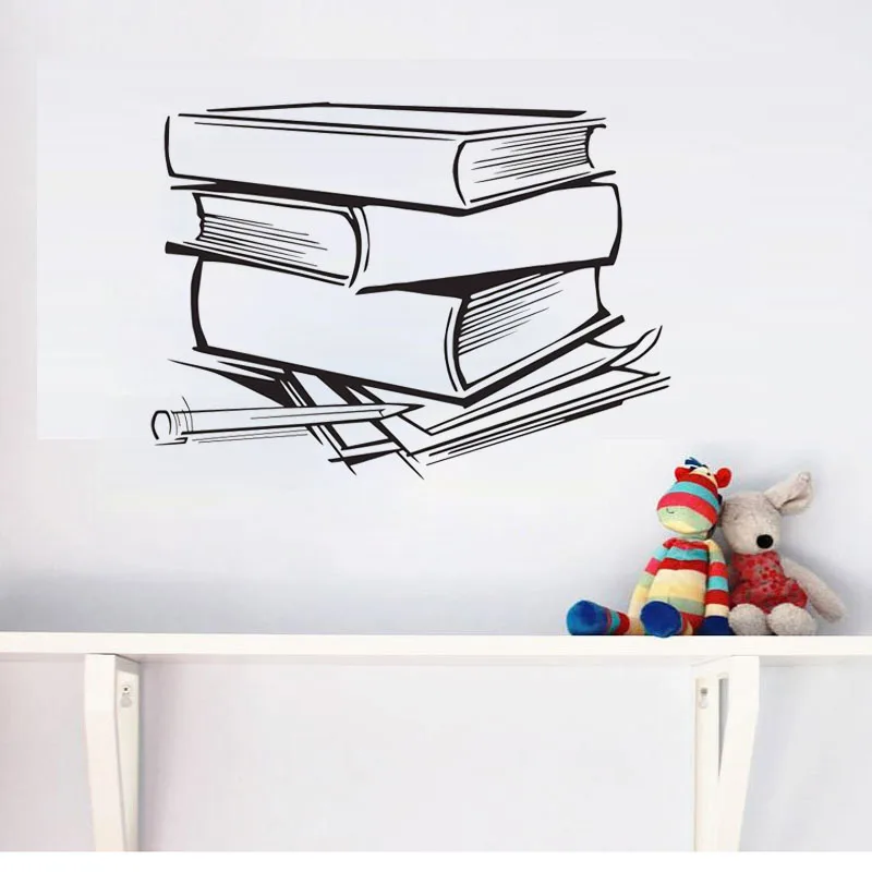 Books Wall Sticker Home Decor Kids Children Room Decoration Reading Room Wall Decals Art Design Murals
Books Wall Sticker Home Decor Kids Children Room Decoration Reading Room Wall Decals Art Design Murals