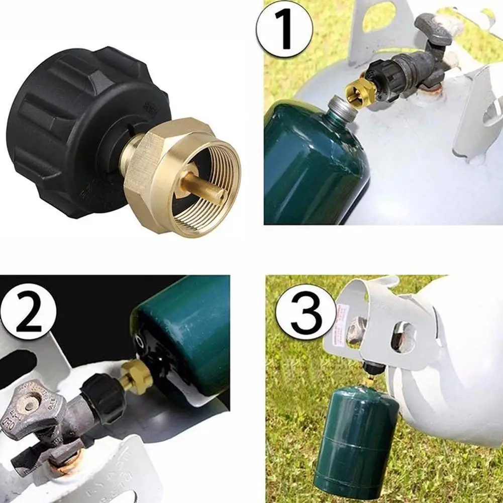Propane Bottle Refill Adapter Kit 1 LB Small Cylinder Kitchen Tank Tools Proper Fill Tools Camping Easy Seal for Outdoor Cooking
Propane Bottle Refill Adapter Kit 1 LB Small Cylinder Kitchen Tank Tools Proper Fill Tools Camping Easy Seal for Outdoor Cooking