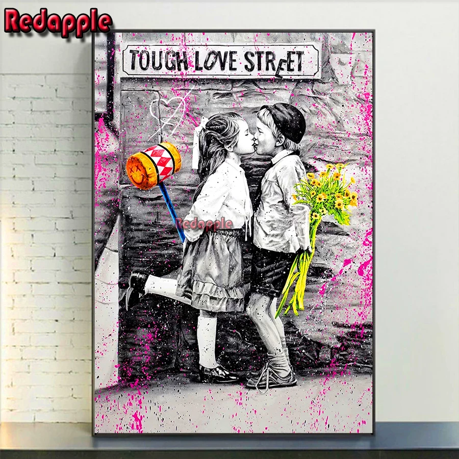 Graffiti Pop Art Tough Love Street 5d diy diamond painting cross stitch full square round drill kit kids kiss pattern home decor
Graffiti Pop Art Tough Love Street 5d diy diamond painting cross stitch full square round drill kit kids kiss pattern home decor