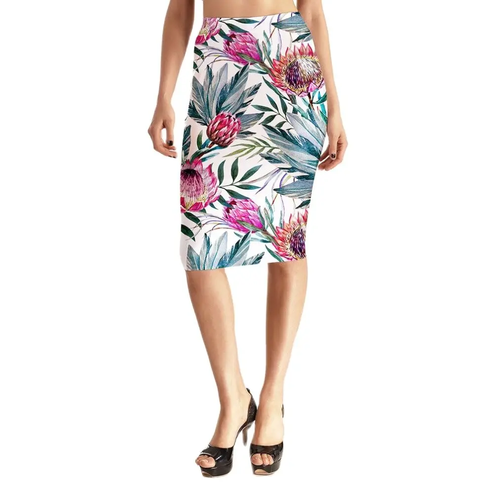 2018 Summer Style Pencil Skirt Women High Waist Printed Skirts Vintage Elegant Floral Print Middle Skirt
2018 Summer Style Pencil Skirt Women High Waist Printed Skirts Vintage Elegant Floral Print Middle Skirt
