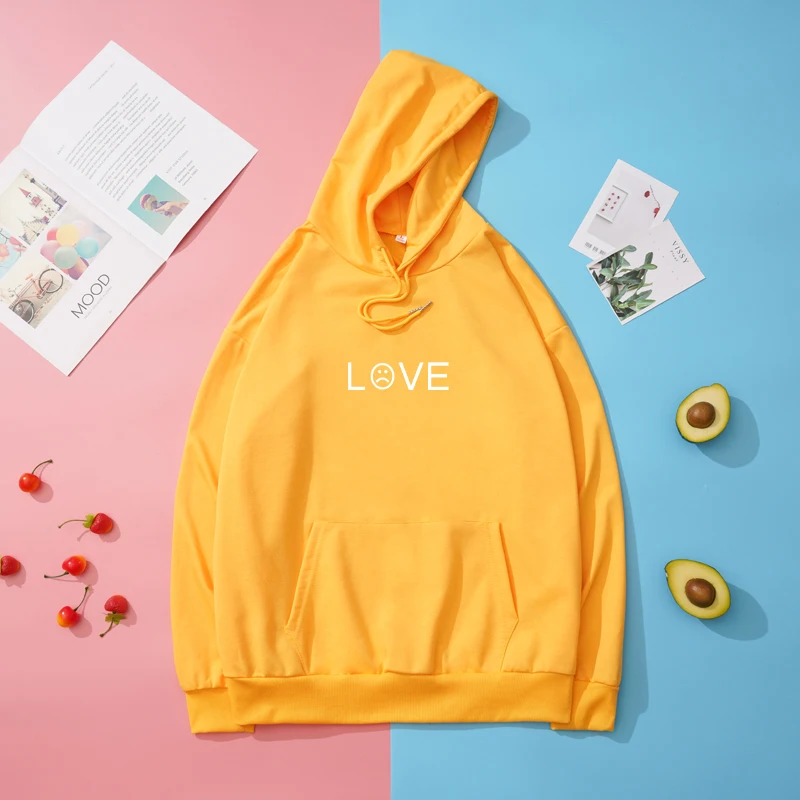 LOVE Hoodie Women Autumn New Casual Kawaii Face Letter Print Sweatshirt Harajuku Hooded Long Sleeve Loose Pullover Kpop Clothes
LOVE Hoodie Women Autumn New Casual Kawaii Face Letter Print Sweatshirt Harajuku Hooded Long Sleeve Loose Pullover Kpop Clothes