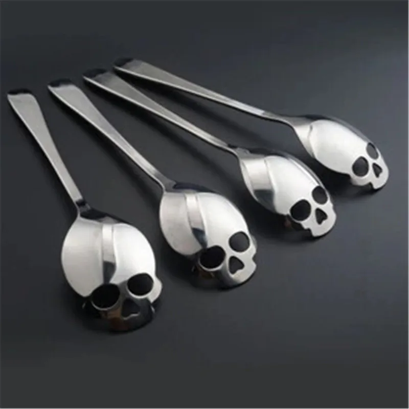 1/2pcs Stainless Steel Coffee Scoop Skull Shape Dessert Spoon Food Grade Ice Cream Candy Tea Spoon Tableware
1/2pcs Stainless Steel Coffee Scoop Skull Shape Dessert Spoon Food Grade Ice Cream Candy Tea Spoon Tableware