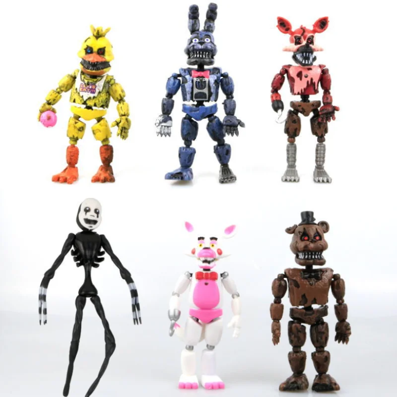 Five Night At Freddy's Figure Toy наборы моделей Bonnie Foxy экшн игра Freddy фигурка кукла из ПВХ для