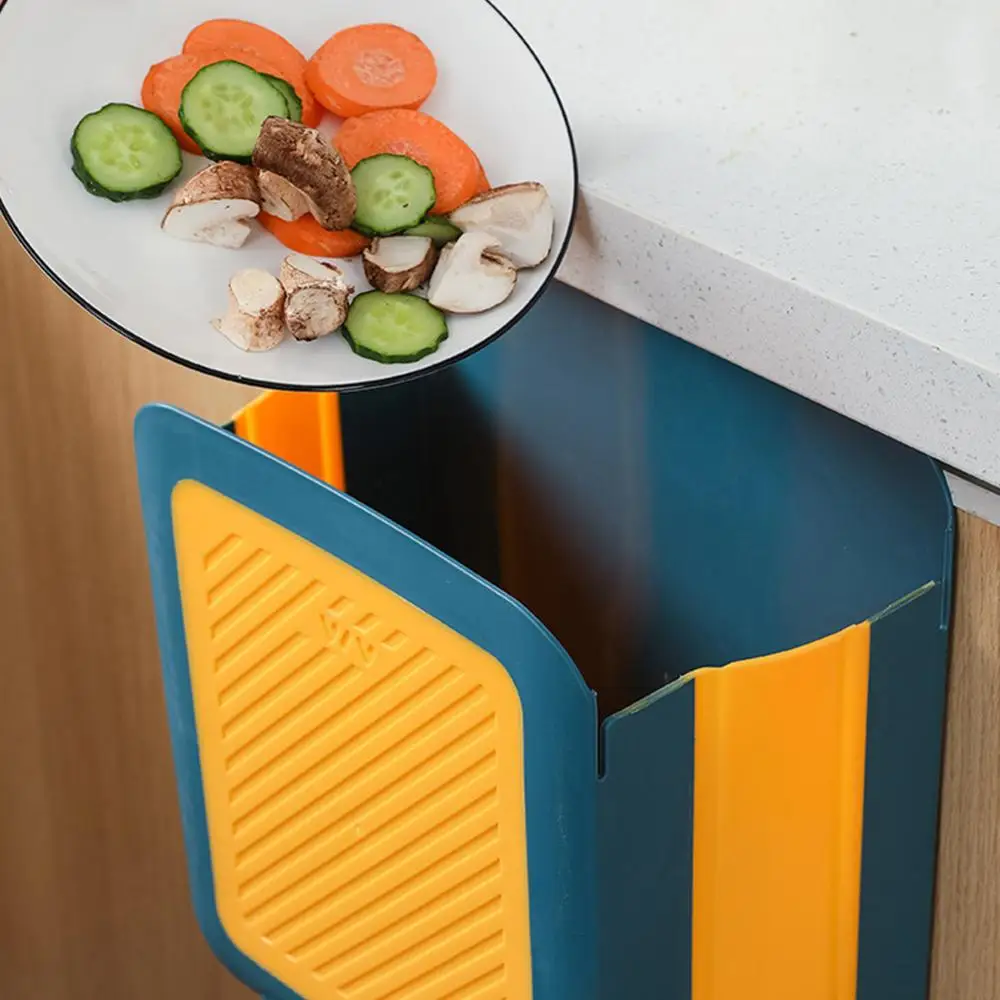 Wall-mounted Trash Can Household Kitchen Large Capacity Hanging Trash Bin Cabinet Door Folding Trash Can Home Clean Tool
Wall-mounted Trash Can Household Kitchen Large Capacity Hanging Trash Bin Cabinet Door Folding Trash Can Home Clean Tool