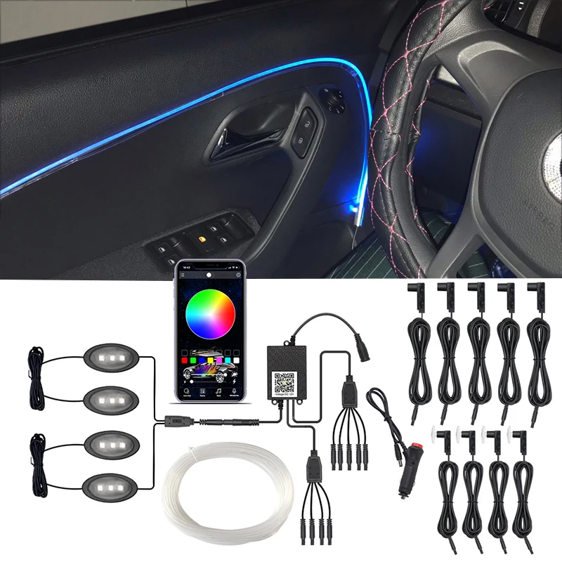 Super Bright Small Size Flexible Plastic Side Glow Optical Fiber Lamps With Flat Side Skirt Wings For Car Interior Decoration
Super Bright Small Size Flexible Plastic Side Glow Optical Fiber Lamps With Flat Side Skirt Wings For Car Interior Decoration