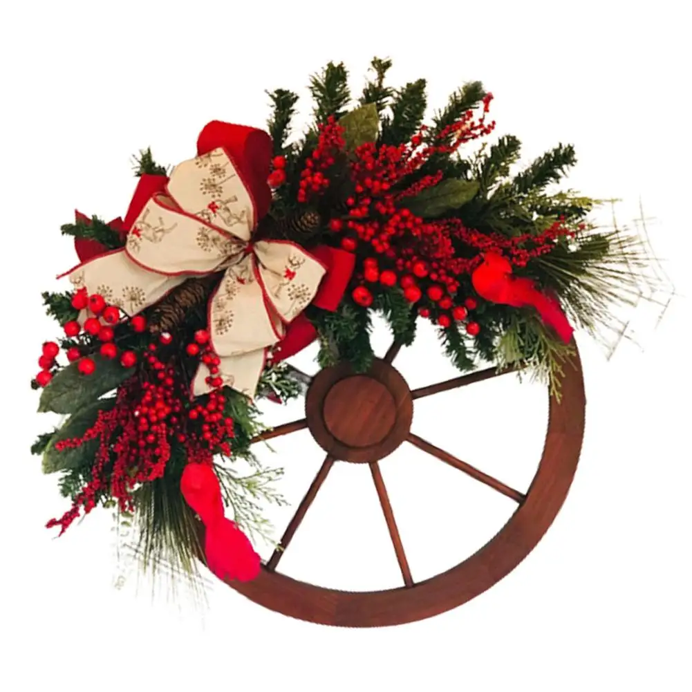 Зимний венок, венок на колесах, винтажный Рождественский дверной венок с праздничным бантом, сосновые конусы, ягоды для рождества, зимы, сва...
Зимний венок, венок на колесах, винтажный Рождественский дверной венок с праздничным бантом, сосновые конусы, ягоды для рождества, зимы, сва...