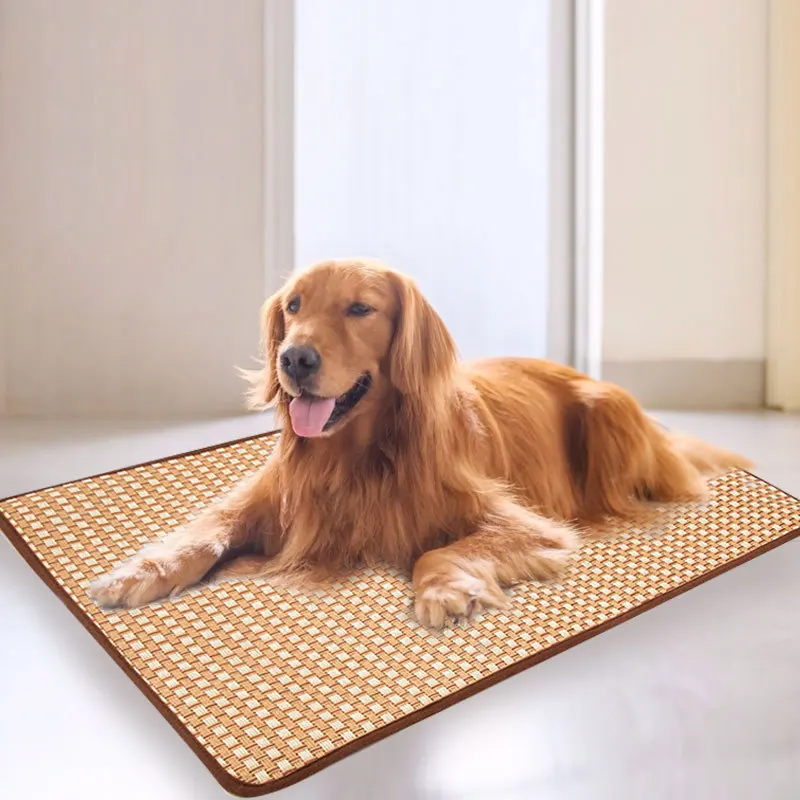 Dog Mat Summer Cool And Breathable Straw Mat Pet Bed For Dog Cat Blanket Sofa Pet Dog Bed Summer Washable Firm Bite-Resistant
Dog Mat Summer Cool And Breathable Straw Mat Pet Bed For Dog Cat Blanket Sofa Pet Dog Bed Summer Washable Firm Bite-Resistant