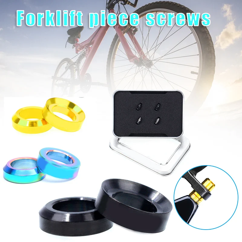 Titanium Alloy Concave-Convex Gasket TC4 Brake Clamp Fixed Screw Gasket M6 Screw Gasket Bicycle Accessory ALS88
Titanium Alloy Concave-Convex Gasket TC4 Brake Clamp Fixed Screw Gasket M6 Screw Gasket Bicycle Accessory ALS88