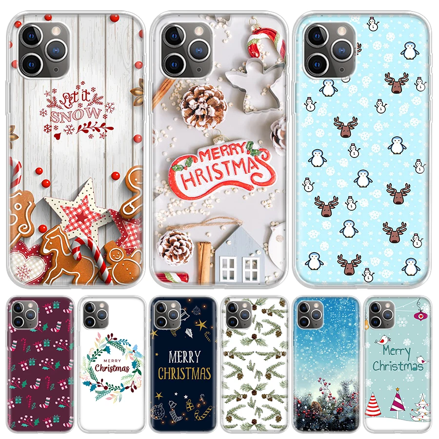 Christmas NEW Year Silicone Case Coque For iPhone 13 Pro Max 11 12 Pro XS MAX X XR 7 8 6 6S Plus SE 2020 Back Cover
Christmas NEW Year Silicone Case Coque For iPhone 13 Pro Max 11 12 Pro XS MAX X XR 7 8 6 6S Plus SE 2020 Back Cover