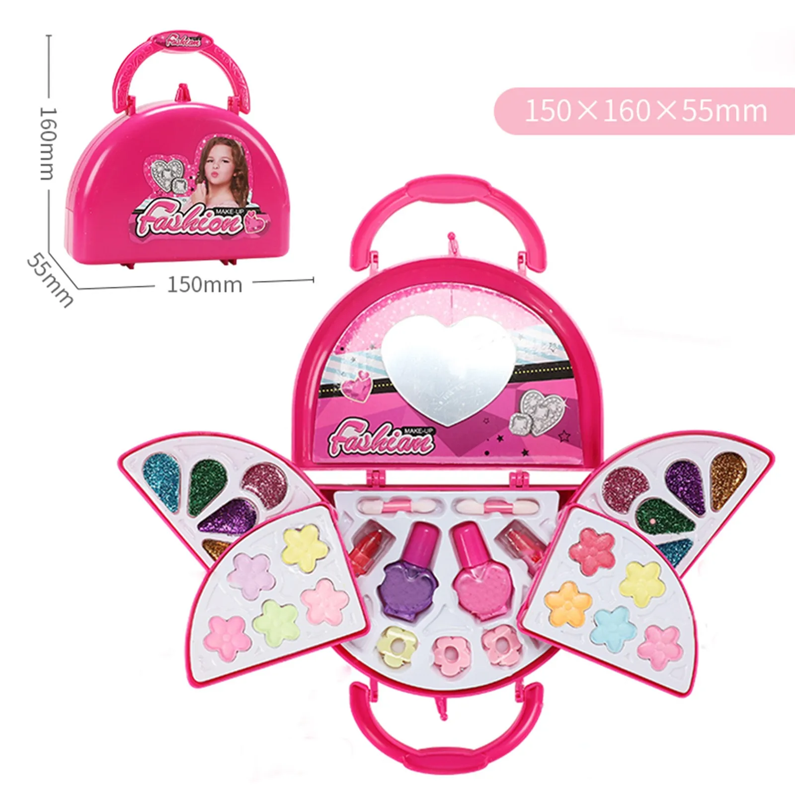 Makeup Toy Box Makeup Children Cosmetic Toy Open Suitcase Expandable Makeup Car Girls Party Makeup Party Toy Game Gifts Washable
Makeup Toy Box Makeup Children Cosmetic Toy Open Suitcase Expandable Makeup Car Girls Party Makeup Party Toy Game Gifts Washable