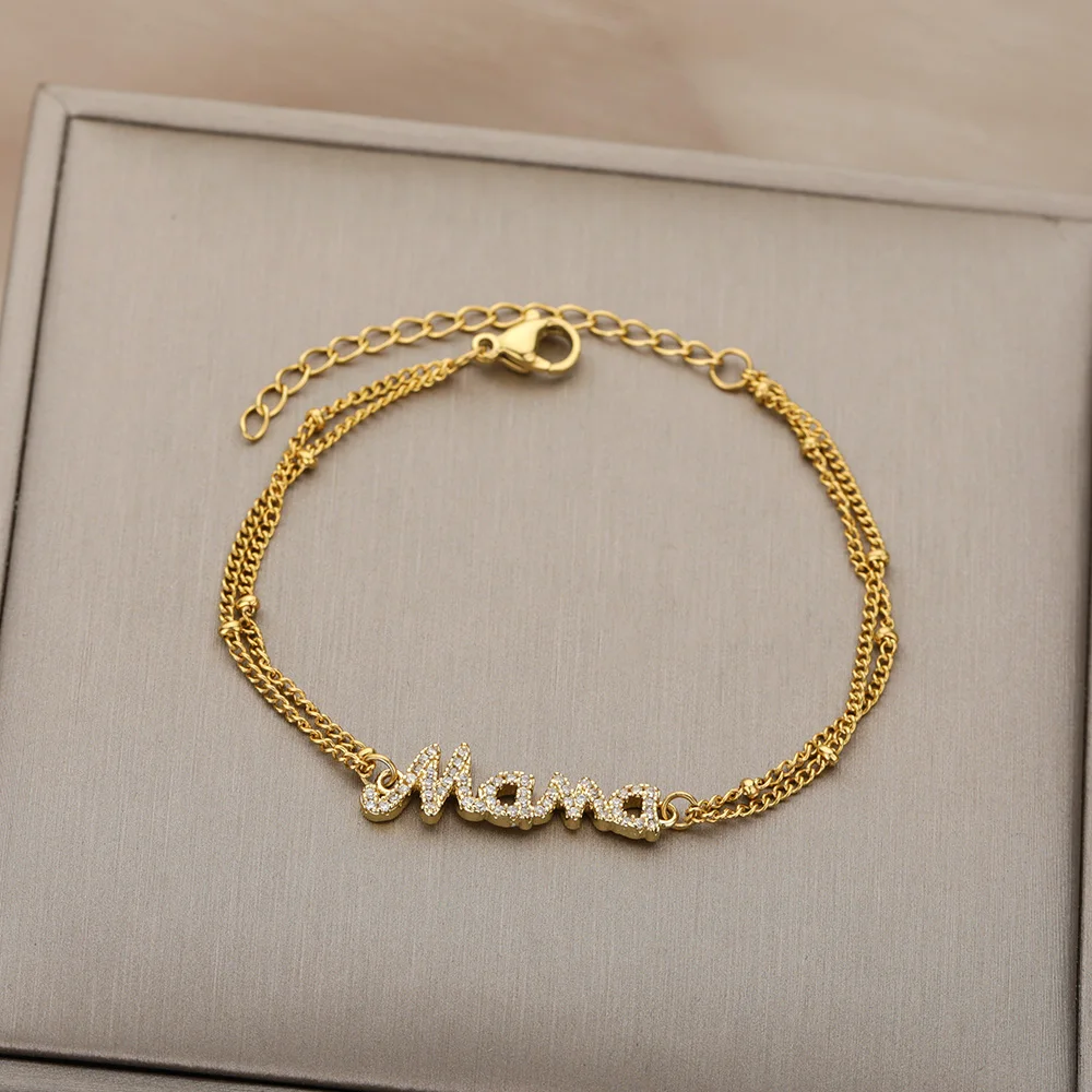 MaMa Letter Pendant Bracelets For Women Mother's Day Gift Trendy Accessories Girl Charm Bangle For Mom Sweet Jewelry Bijoux
MaMa Letter Pendant Bracelets For Women Mother's Day Gift Trendy Accessories Girl Charm Bangle For Mom Sweet Jewelry Bijoux
