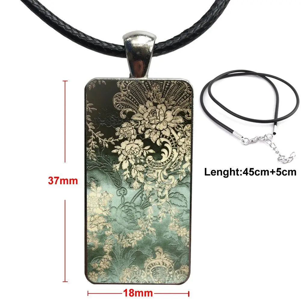 For Women Girl Gift Necklace Fashion Long Chain With Rectangle Necklace Jewelry Black White Lace Pattern Mandala Flower
For Women Girl Gift Necklace Fashion Long Chain With Rectangle Necklace Jewelry Black White Lace Pattern Mandala Flower