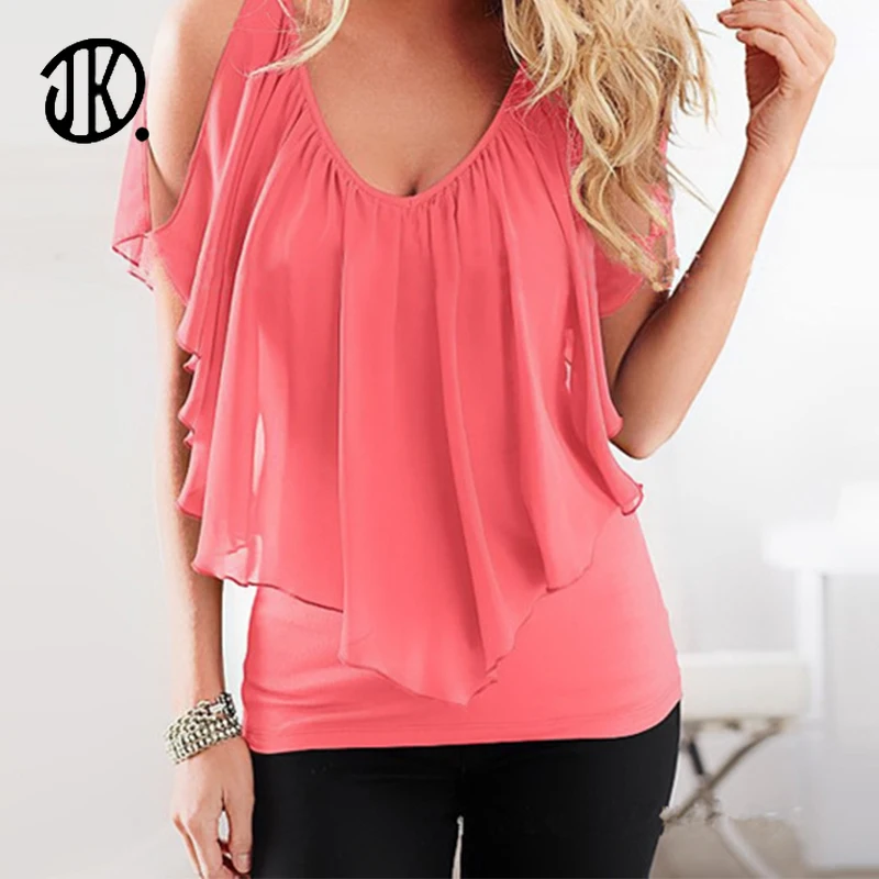 2021 Off Shoulder T Shirt Summer Strap Women Bat Sleeves Loose All-match T-shirts Casual Tops Chiffon Oversized Clothing Mujer
2021 Off Shoulder T Shirt Summer Strap Women Bat Sleeves Loose All-match T-shirts Casual Tops Chiffon Oversized Clothing Mujer