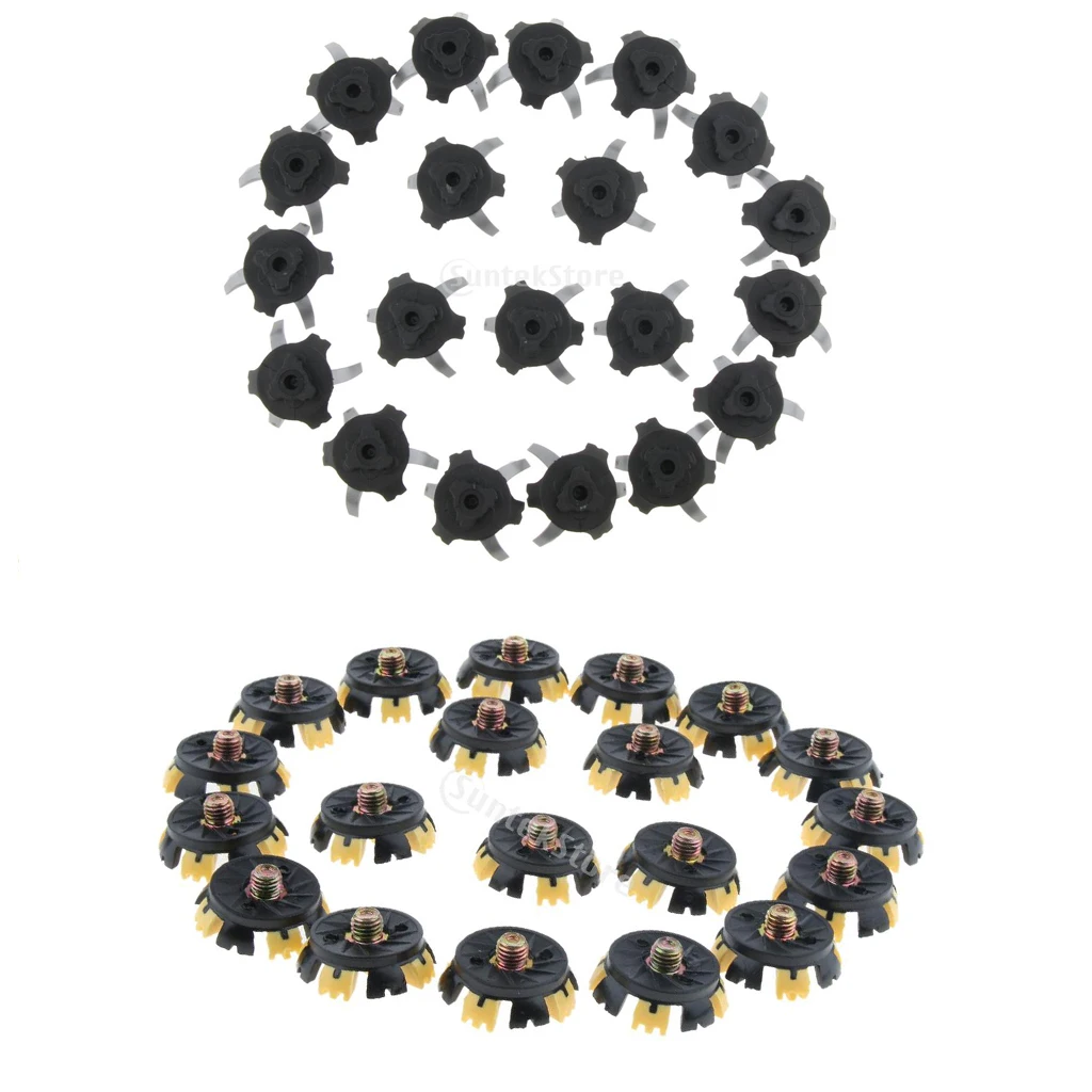 20/pack Soft Golf Shoes Spikes Cleats Repair Accessories 
20/pack Soft Golf Shoes Spikes Cleats Repair Accessories