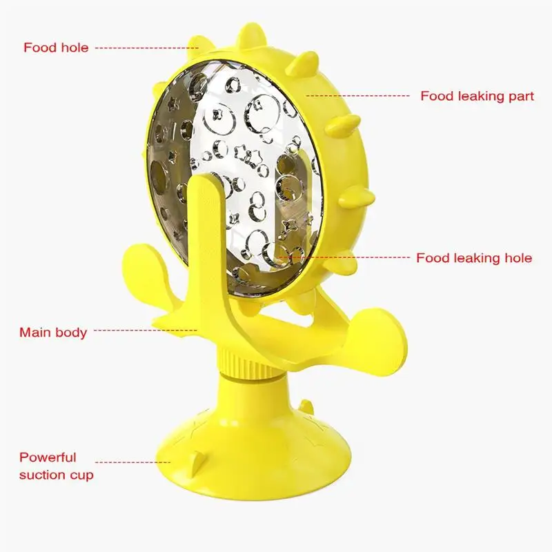 Windmill Cat Toy Rotating Windmill Food Leak Toy with Suction Cup Food Output for Interactive Pet Toy DROPSHIPPING
Windmill Cat Toy Rotating Windmill Food Leak Toy with Suction Cup Food Output for Interactive Pet Toy DROPSHIPPING