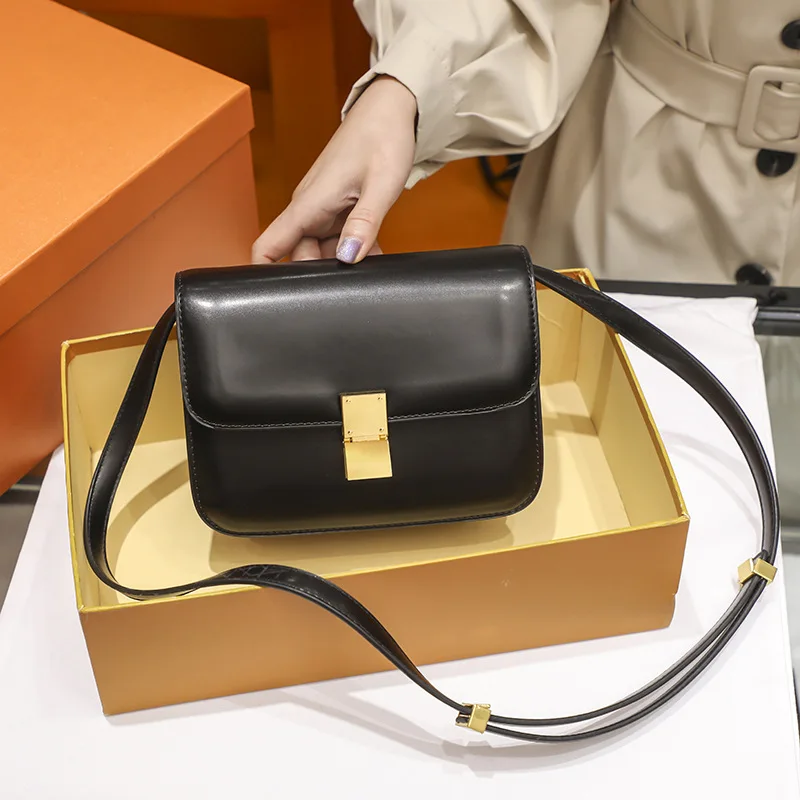 High Quality Real Cowhide 2021 New Retro Lock Single Shoulder Messenger All-match Bags Purses and Handbags Luxury Designer
High Quality Real Cowhide 2021 New Retro Lock Single Shoulder Messenger All-match Bags Purses and Handbags Luxury Designer