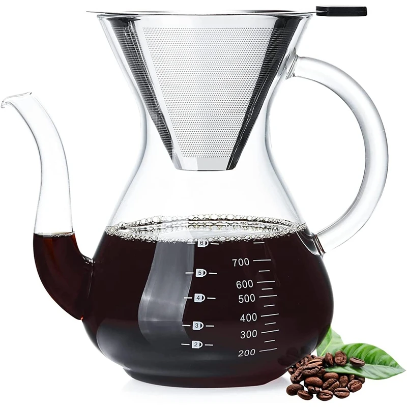 Pour over Coffee Maker, Glass Coffee Pot, Manual Coffee Dripper Brewer, Coffee Pour Over, Pour over Coffee Dripper
Pour over Coffee Maker, Glass Coffee Pot, Manual Coffee Dripper Brewer, Coffee Pour Over, Pour over Coffee Dripper