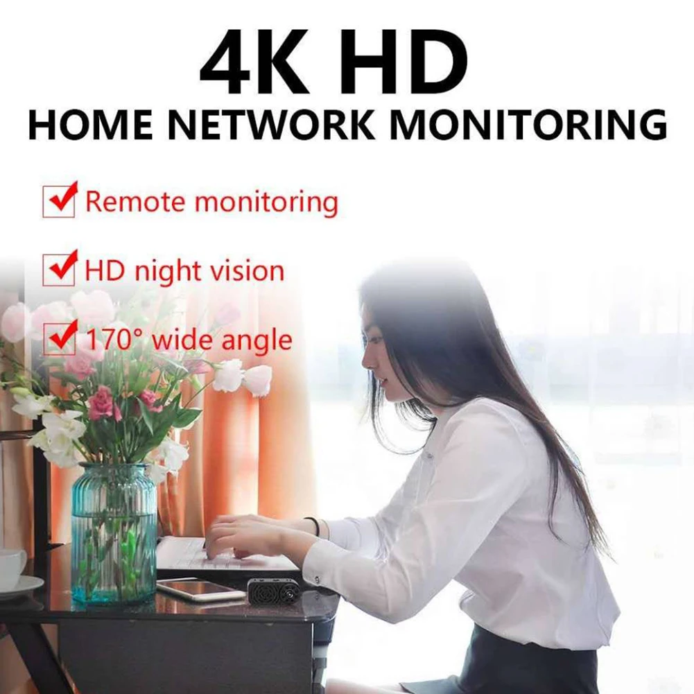 Surveillance Camera Video Home Monitor Wifi Wireless 4K HD Wide Angle APP Control Night Vision Mini Indoor Outdoor
Surveillance Camera Video Home Monitor Wifi Wireless 4K HD Wide Angle APP Control Night Vision Mini Indoor Outdoor