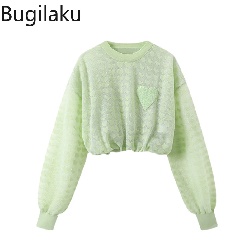 Bugilaku Love Heart Sweet T Shirt Women O Neck Long Sleeve Loose Tshirts High Waist Casual Graphic Tees Autumn New Arrival Tops
Bugilaku Love Heart Sweet T Shirt Women O Neck Long Sleeve Loose Tshirts High Waist Casual Graphic Tees Autumn New Arrival Tops