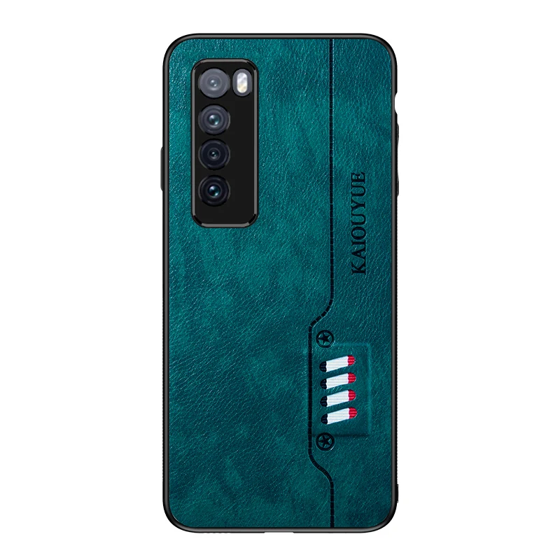 Чехол для Huawei Nova 7 Pro роскошный кожаный прочный защитный мягкий чехол Nova7 Nova6 SE Nova5
