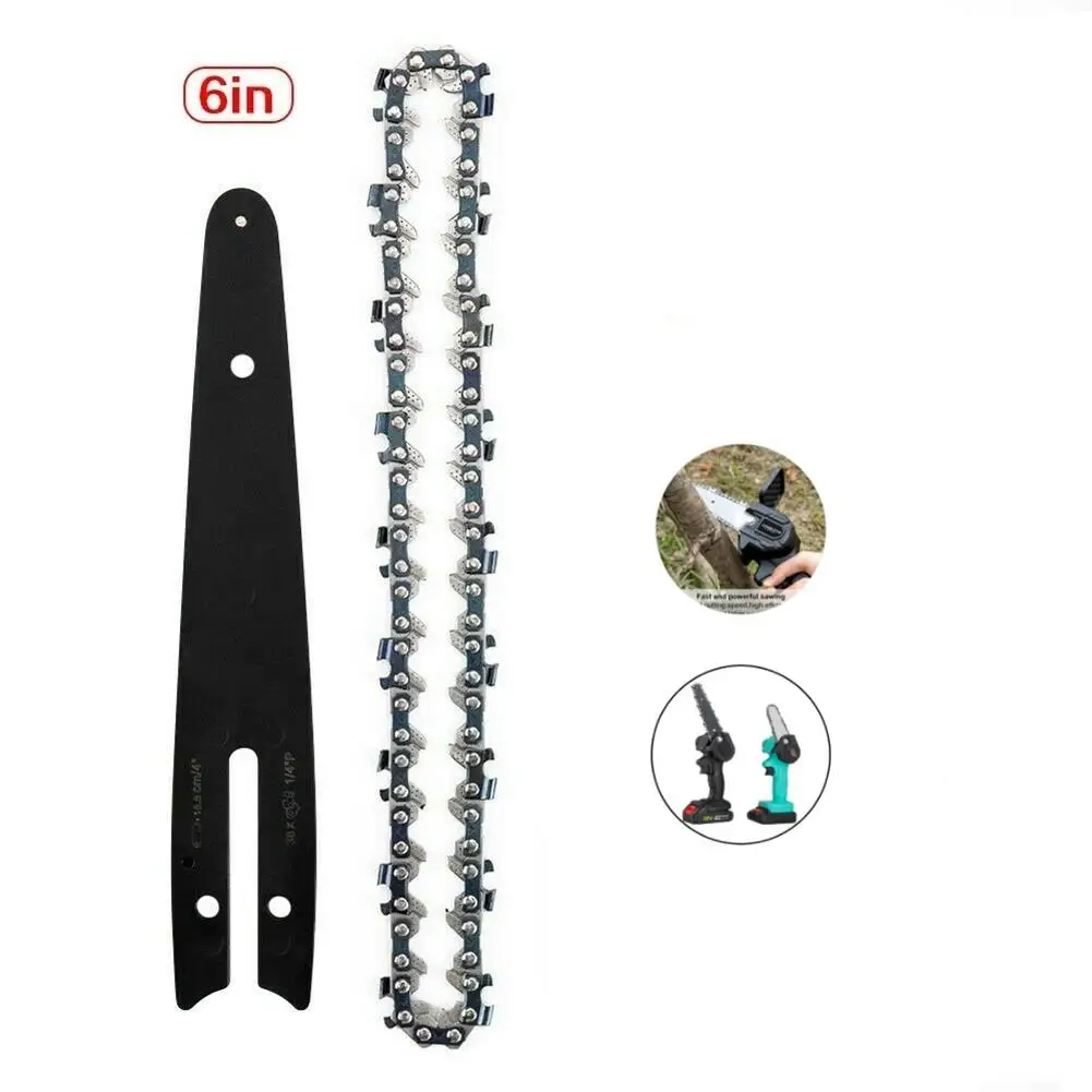 6-inch Chain Guide Electric Chainsaw Chains And Guide For Logging And Pruning
6-inch Chain Guide Electric Chainsaw Chains And Guide For Logging And Pruning