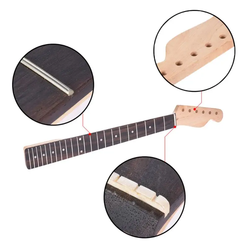 22 Fret Guitar Neck Maple Wood Fingerboard Sector and Binding Inlay for Lp Electric Guitars Replacement
22 Fret Guitar Neck Maple Wood Fingerboard Sector and Binding Inlay for Lp Electric Guitars Replacement