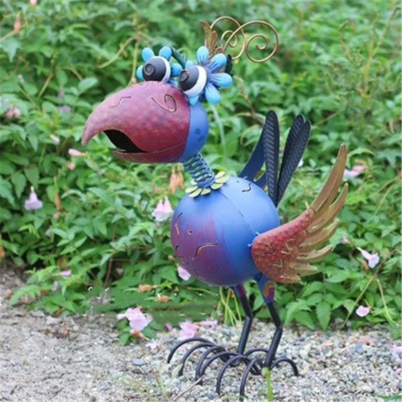 WU CHEN LONG Wrought Iron Animal Big Blue Bird Garden Statues Decoration Outdoor Garden Decor Garden Sculpture Ornaments A2198
WU CHEN LONG Wrought Iron Animal Big Blue Bird Garden Statues Decoration Outdoor Garden Decor Garden Sculpture Ornaments A2198