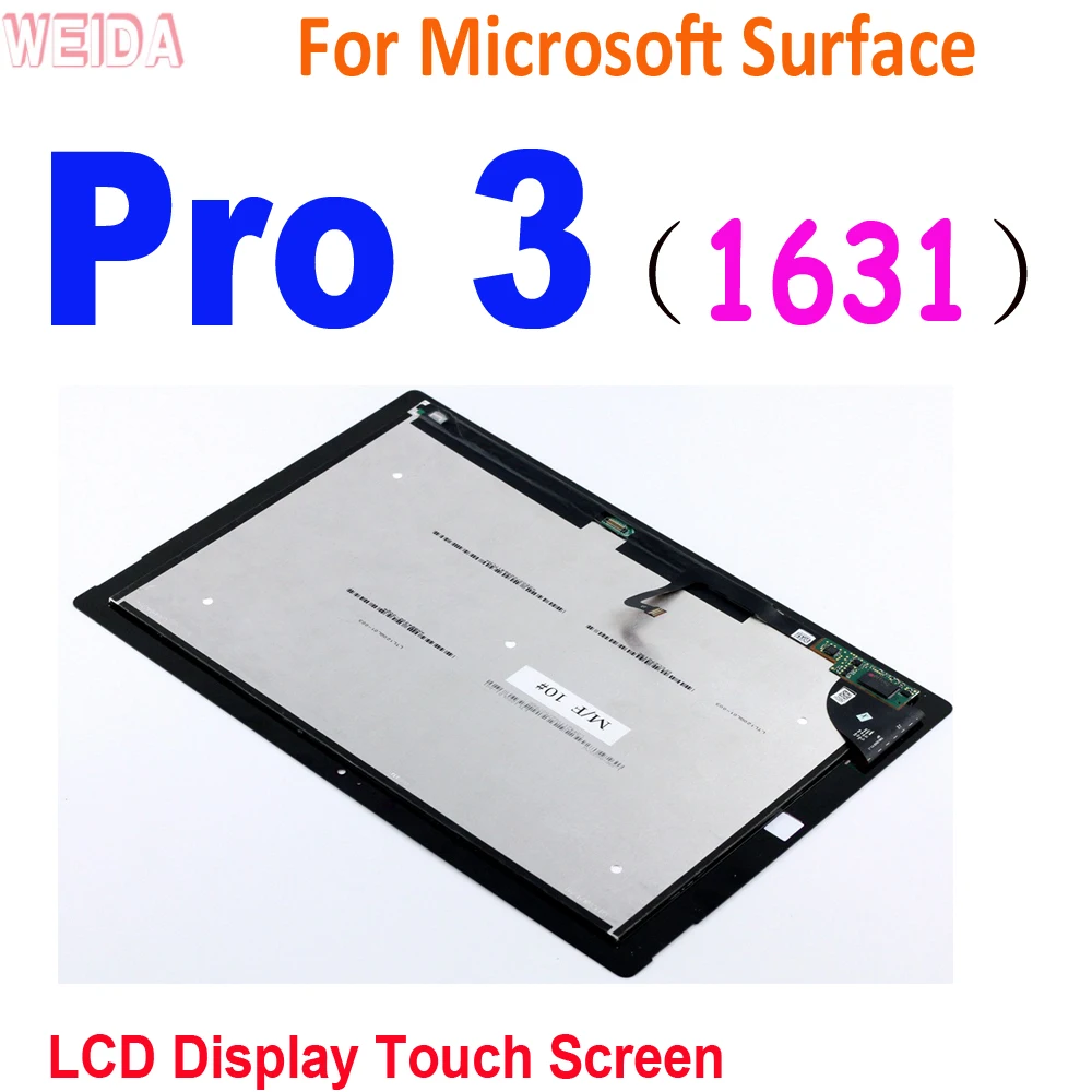 LCD For Microsoft Surface Pro 3 Pro3 1631 LCD Screen TOM12H20 V1.1 LTL120QL01 003 LCD Display Touch Screen Digitizer Assembly
LCD For Microsoft Surface Pro 3 Pro3 1631 LCD Screen TOM12H20 V1.1 LTL120QL01 003 LCD Display Touch Screen Digitizer Assembly