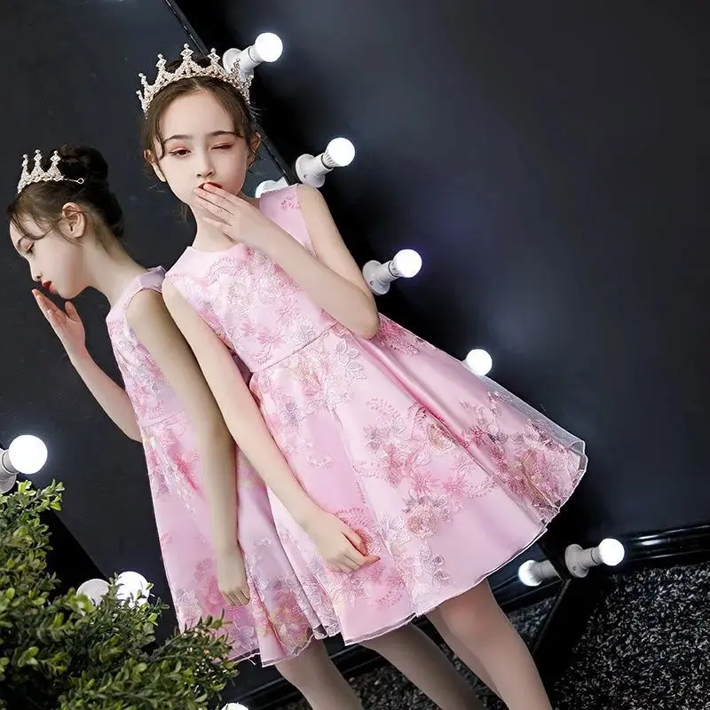 New Summer Kids Princess Dresses for Girl 3-13 Years Old Children's Clothing Solid Floral Sleeveless Baby Girl Outwear Clothes
New Summer Kids Princess Dresses for Girl 3-13 Years Old Children's Clothing Solid Floral Sleeveless Baby Girl Outwear Clothes